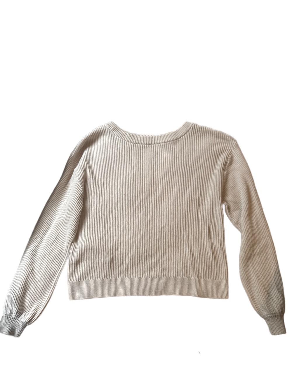 Lululemon Knit Cross-Back Sweater Bone Size 6